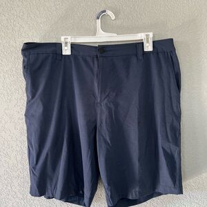 Banana Republic Navy Flat-Front Performance Shorts